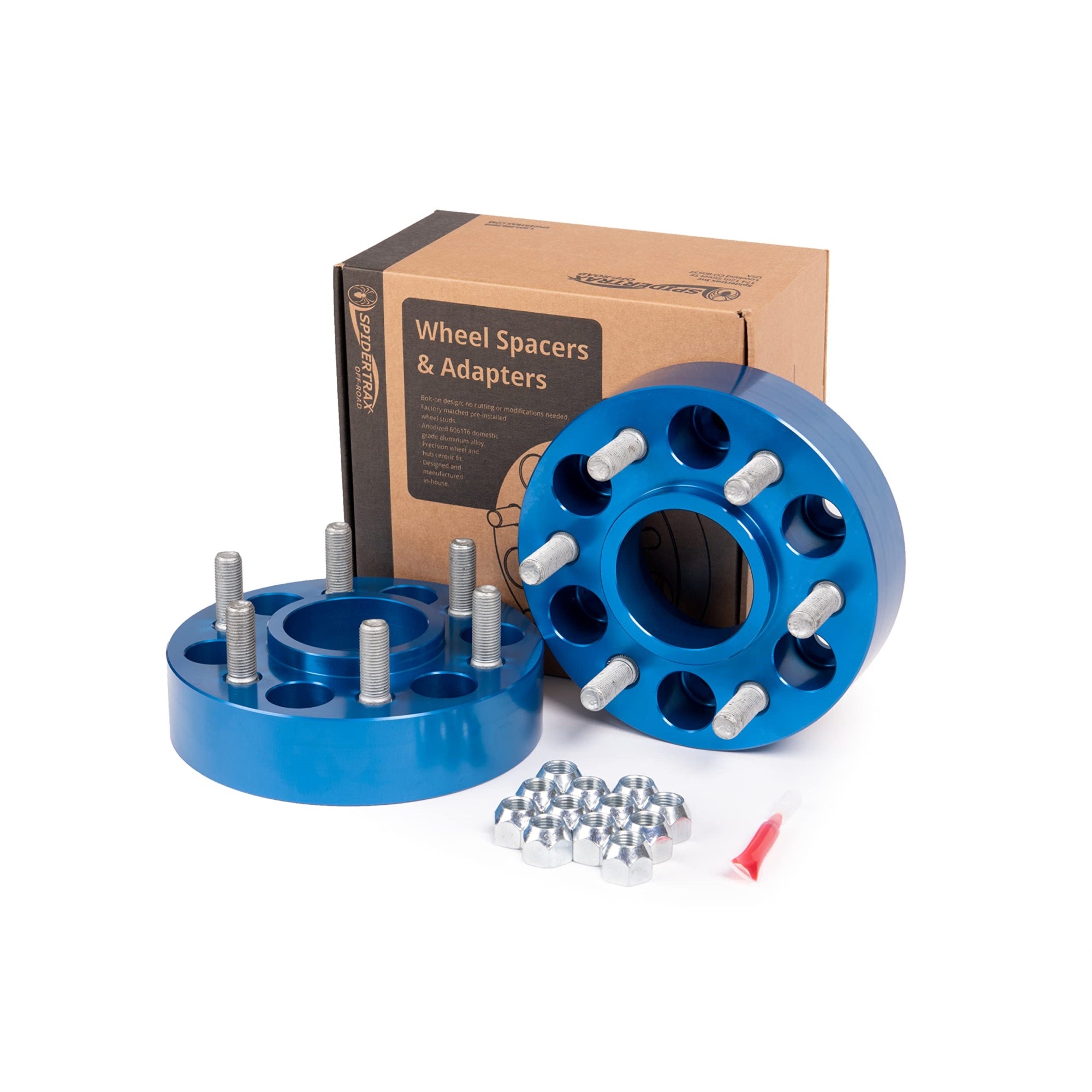 Spidertrax Whs028 Blue Wheel Spacer Kit