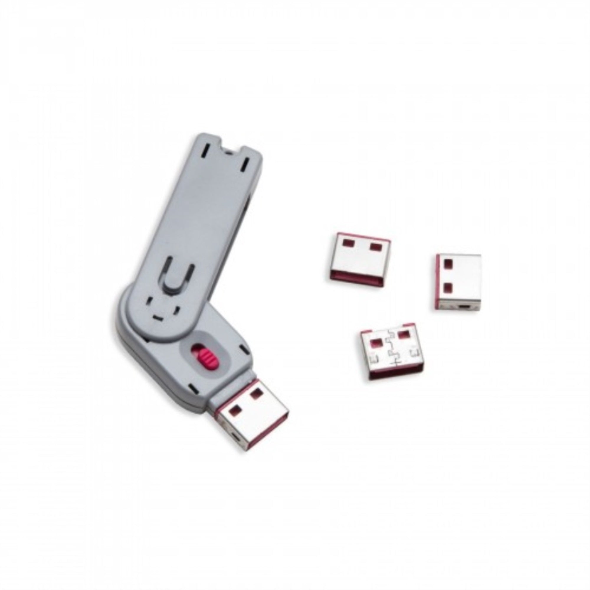 USB Port Blocker with 1 Key and 4 USB Lock