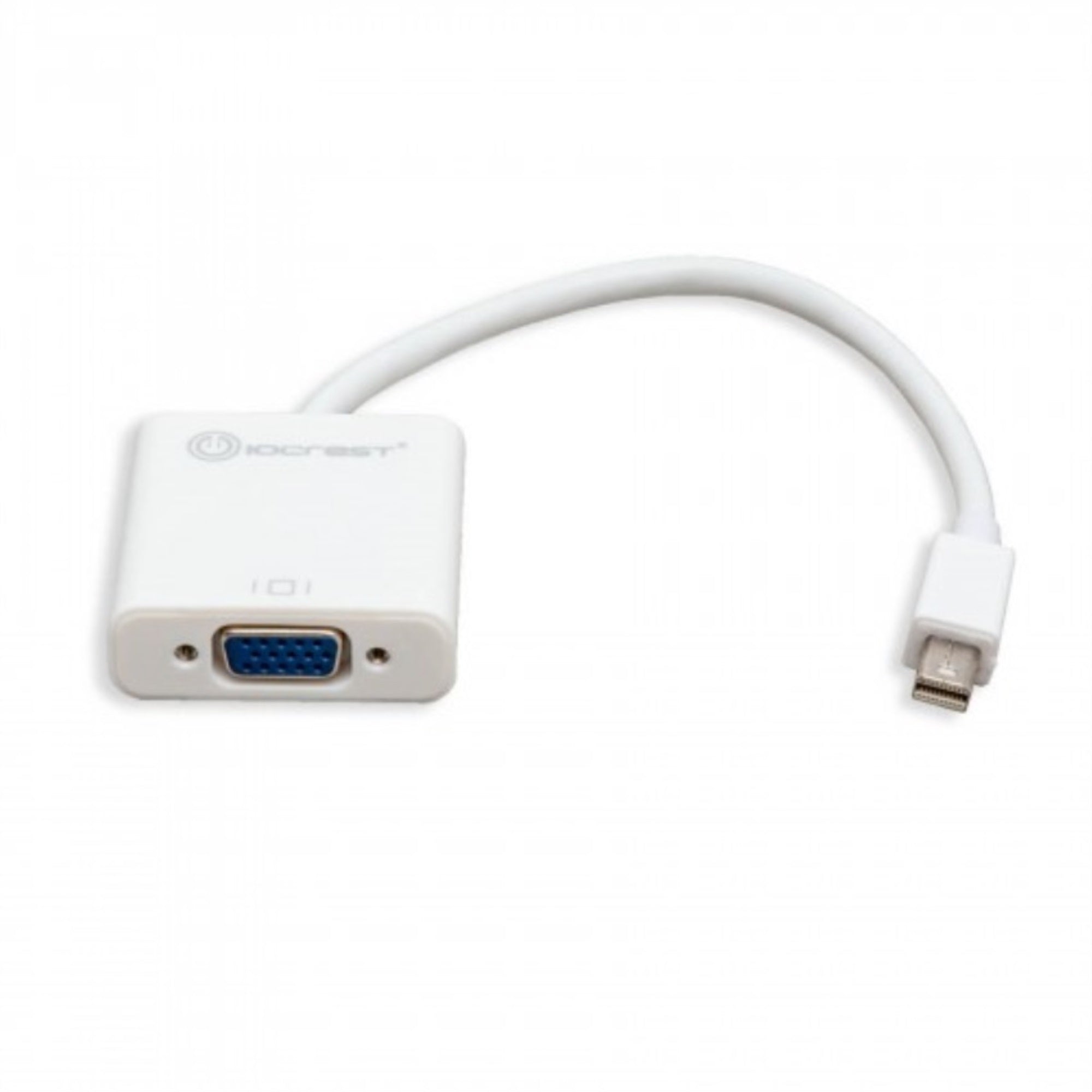 Mini DisplayPort 1.1 to VGA Cable Adapter, White Color