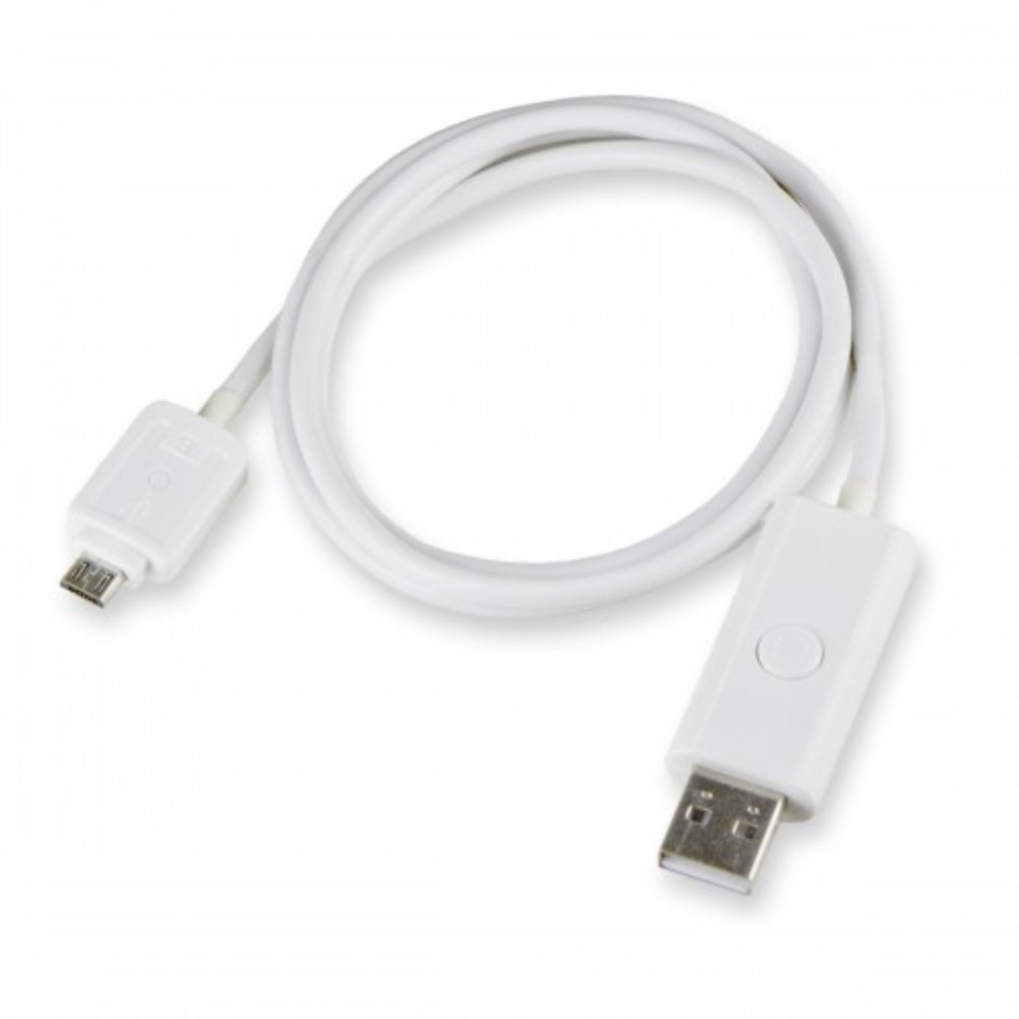 Smart Charger Sync USB Cable with Blue LED Light for Samsung (Android), Micro USB Connector