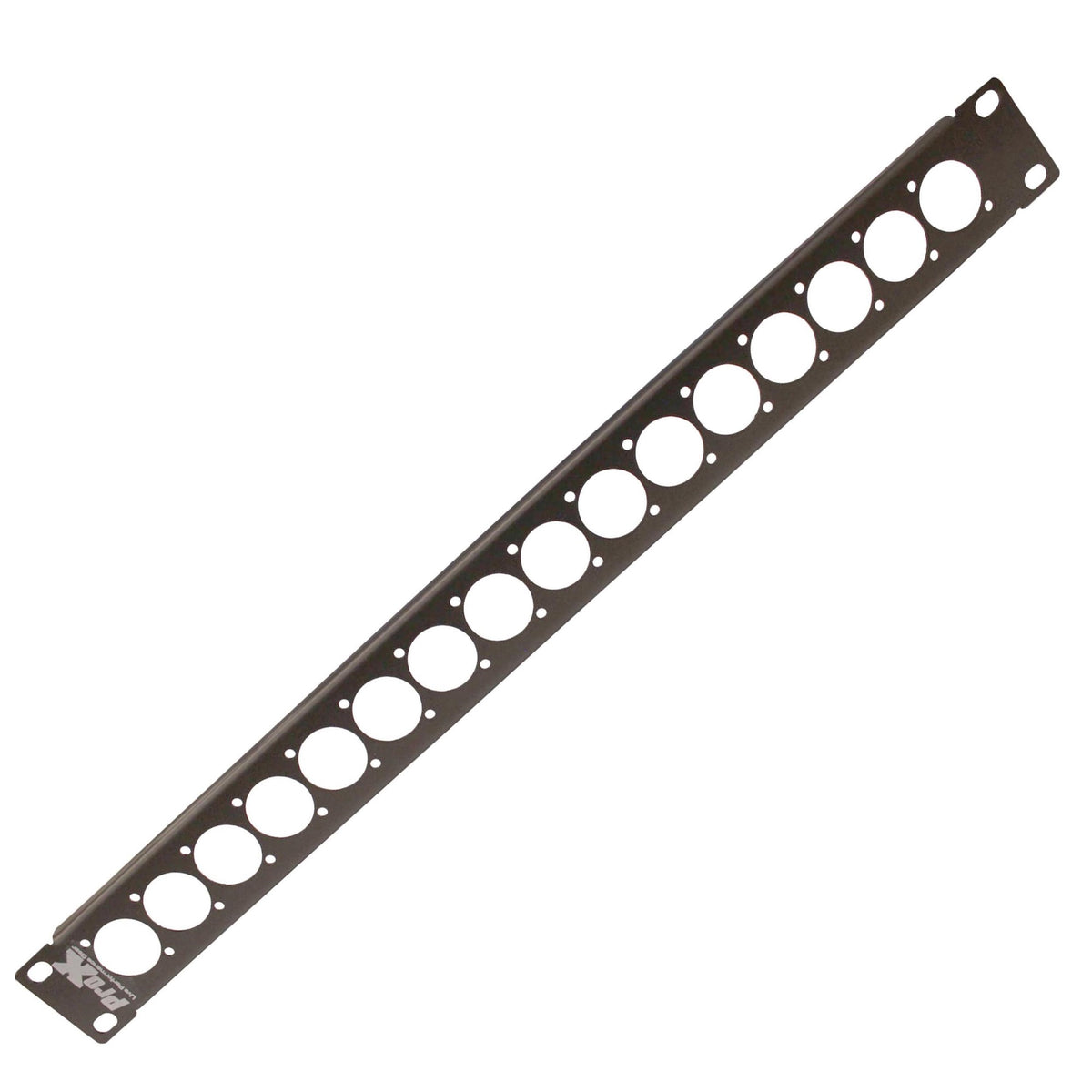 Prox T-1U16Xlr 1U Rack Panel Punched For 16 Xlr, Speaker Twist Connector Or Power Connection  Compatible Connectors