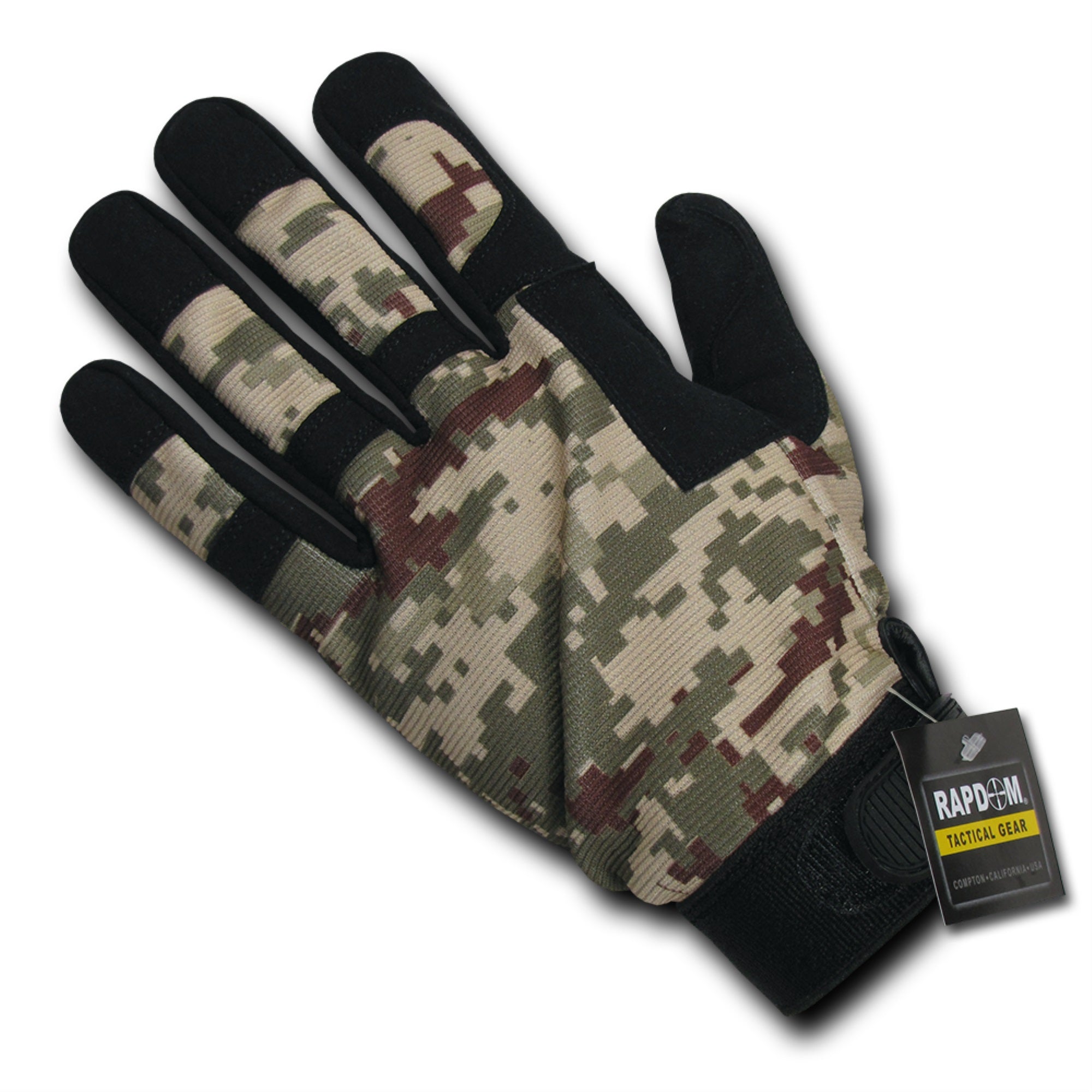 Digital Camo Tactical Glove, Desert, Xl