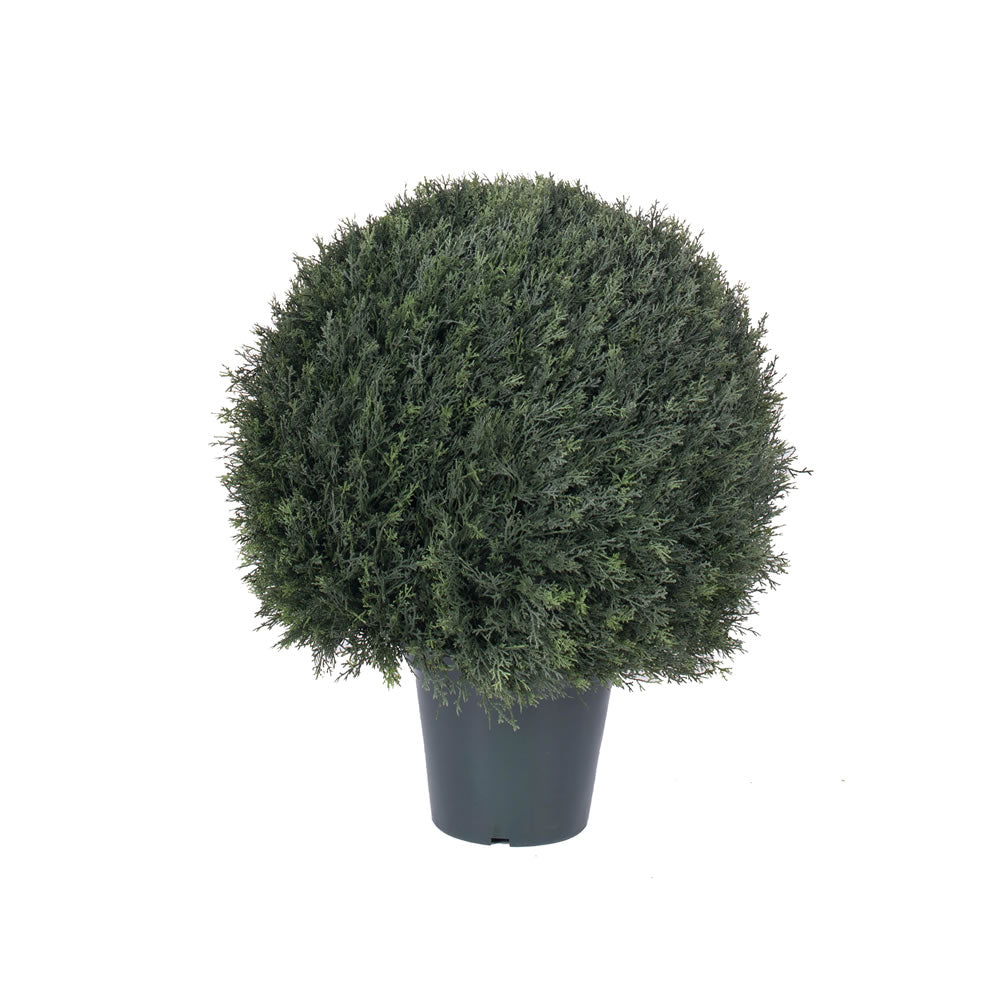 Vickerman 24” UV Pond Cypress Ball in Pot - T160024