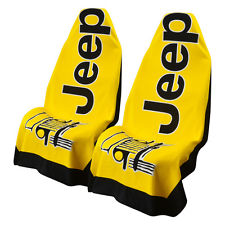 Yellow Jeep Towel2Go