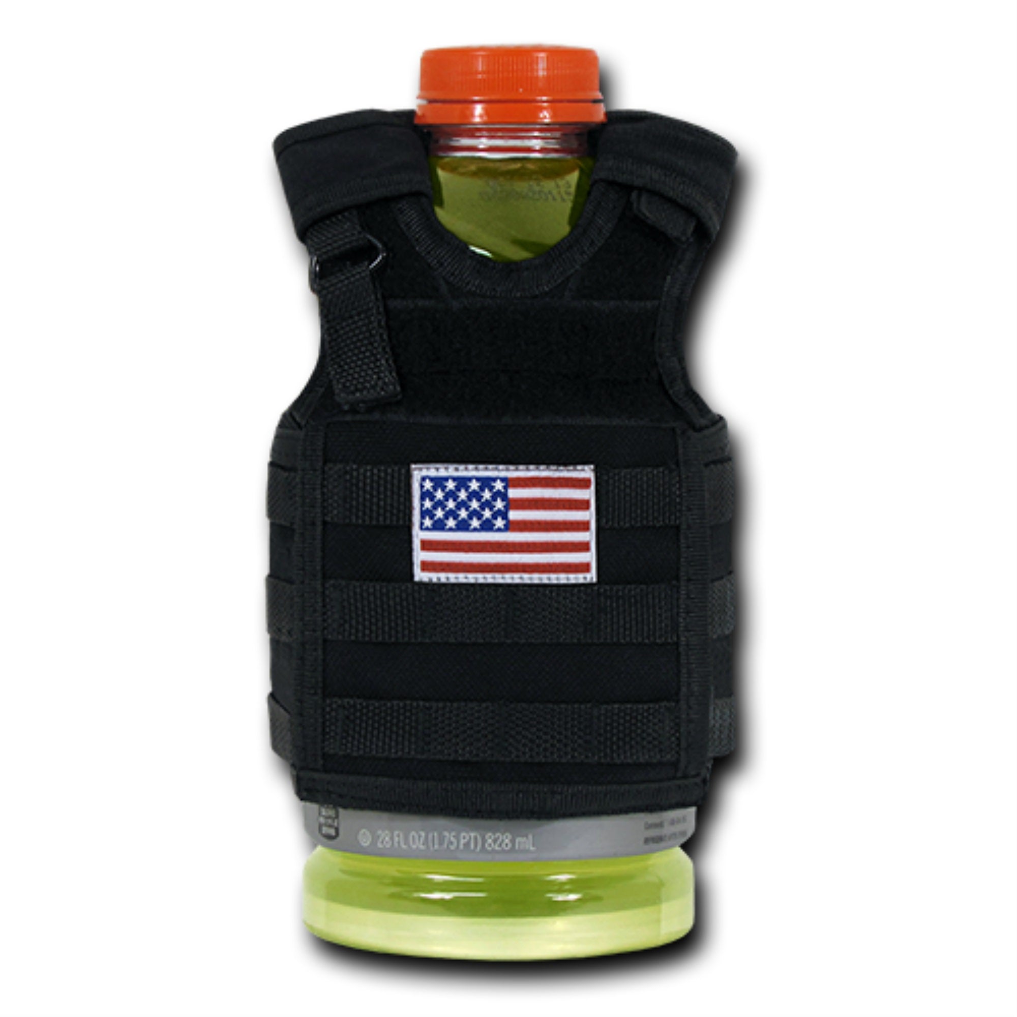 DLX Tactical Mini Vest, USA Flag, Black2