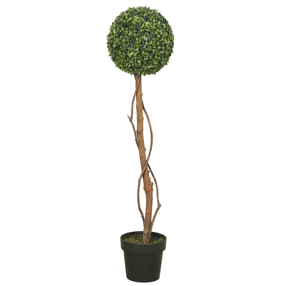 Vickerman 39″ Boxwood Topiary w/ 8″ Pot-11″ Ball - TA170901