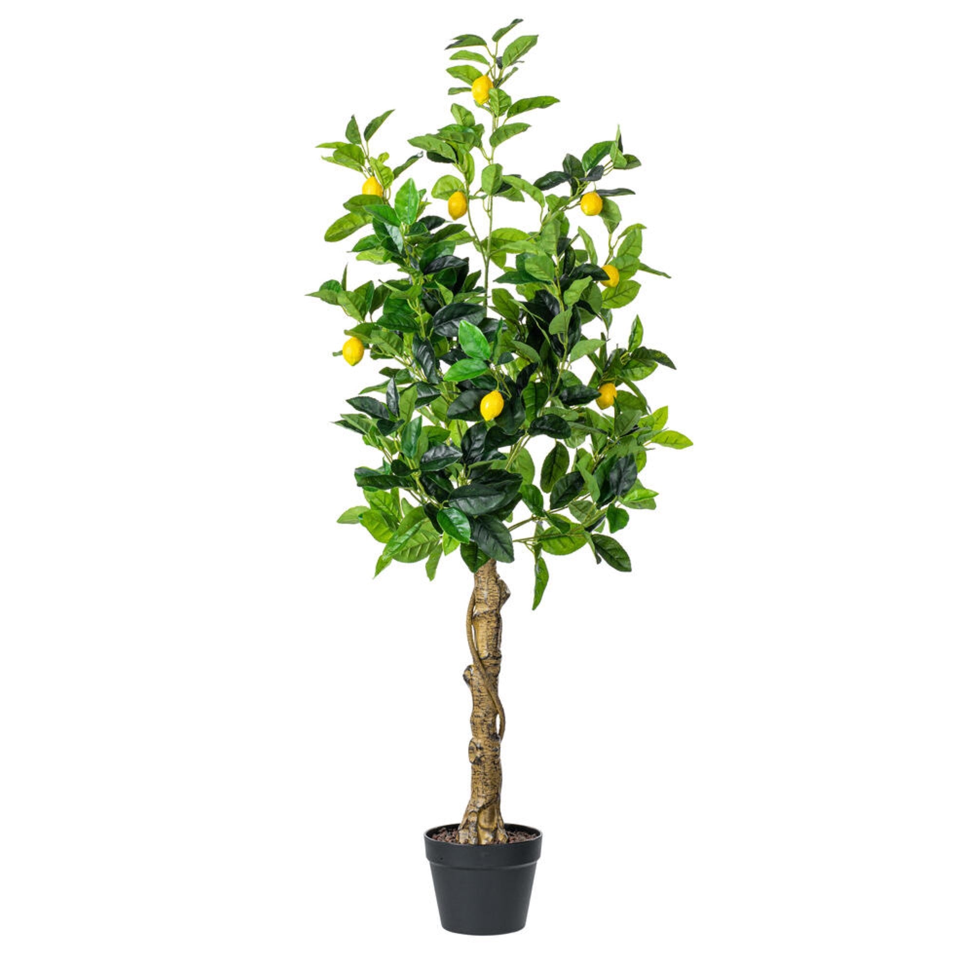 Vickerman 51″ Artificial Green and Yellow Real Touch Lemon Tree.
