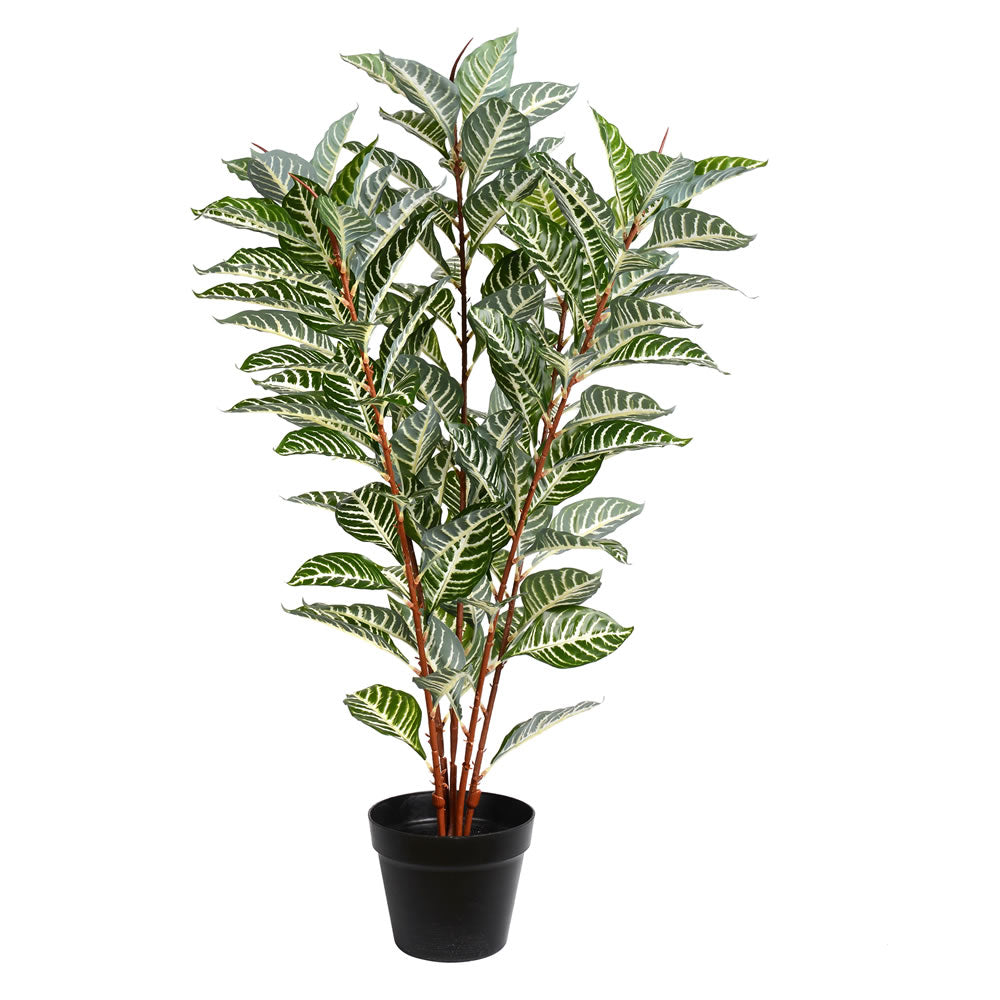 Vickerman 35” Green Zebra in Pot 125 Lvs Real Tch - TA181335
