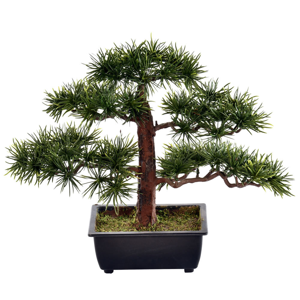 Vickerman 10” Potted Guest Greeting Bonsai Pine - TA192510
