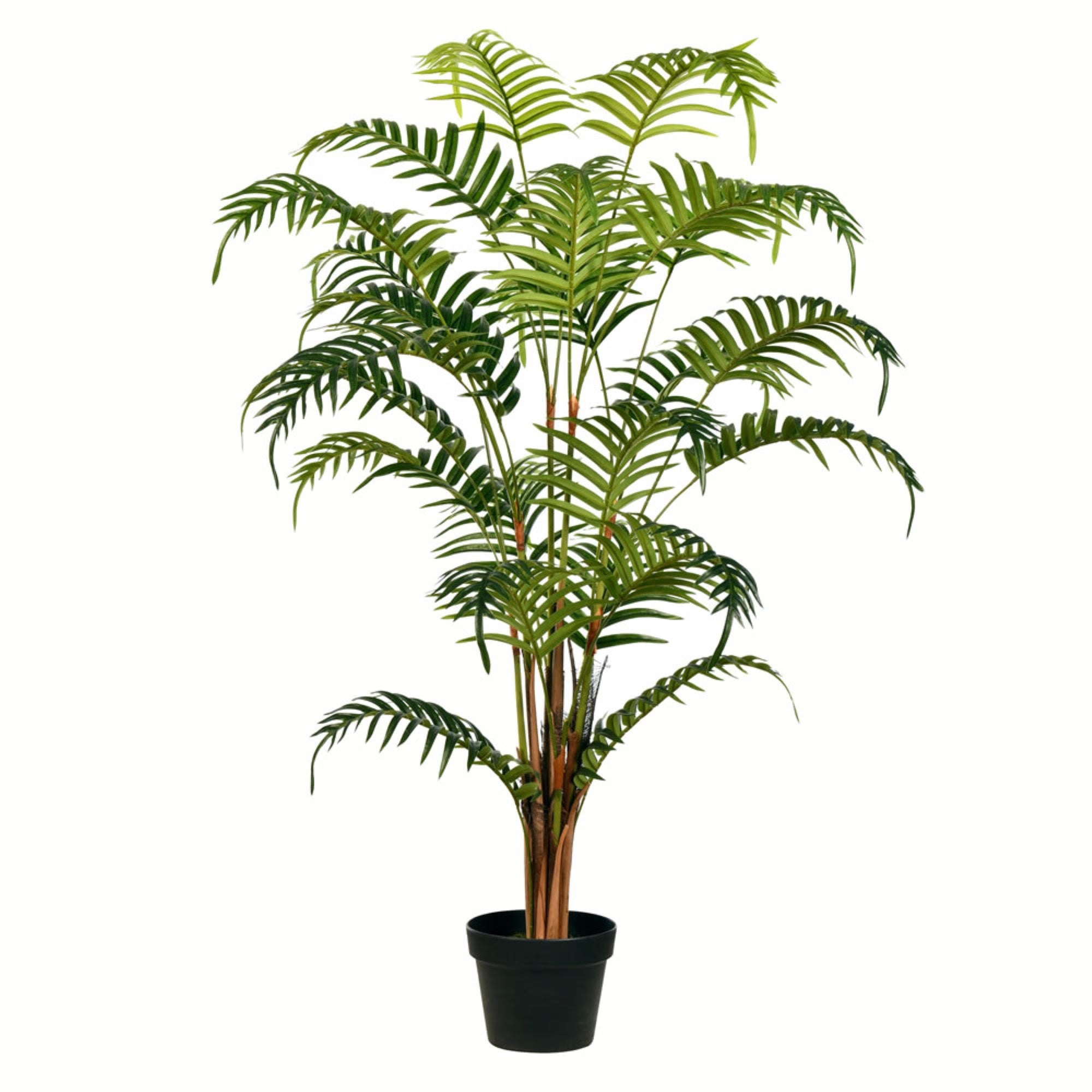 Vickerman 47” Artificial Potted Fern Palm Real Touch Leaves.