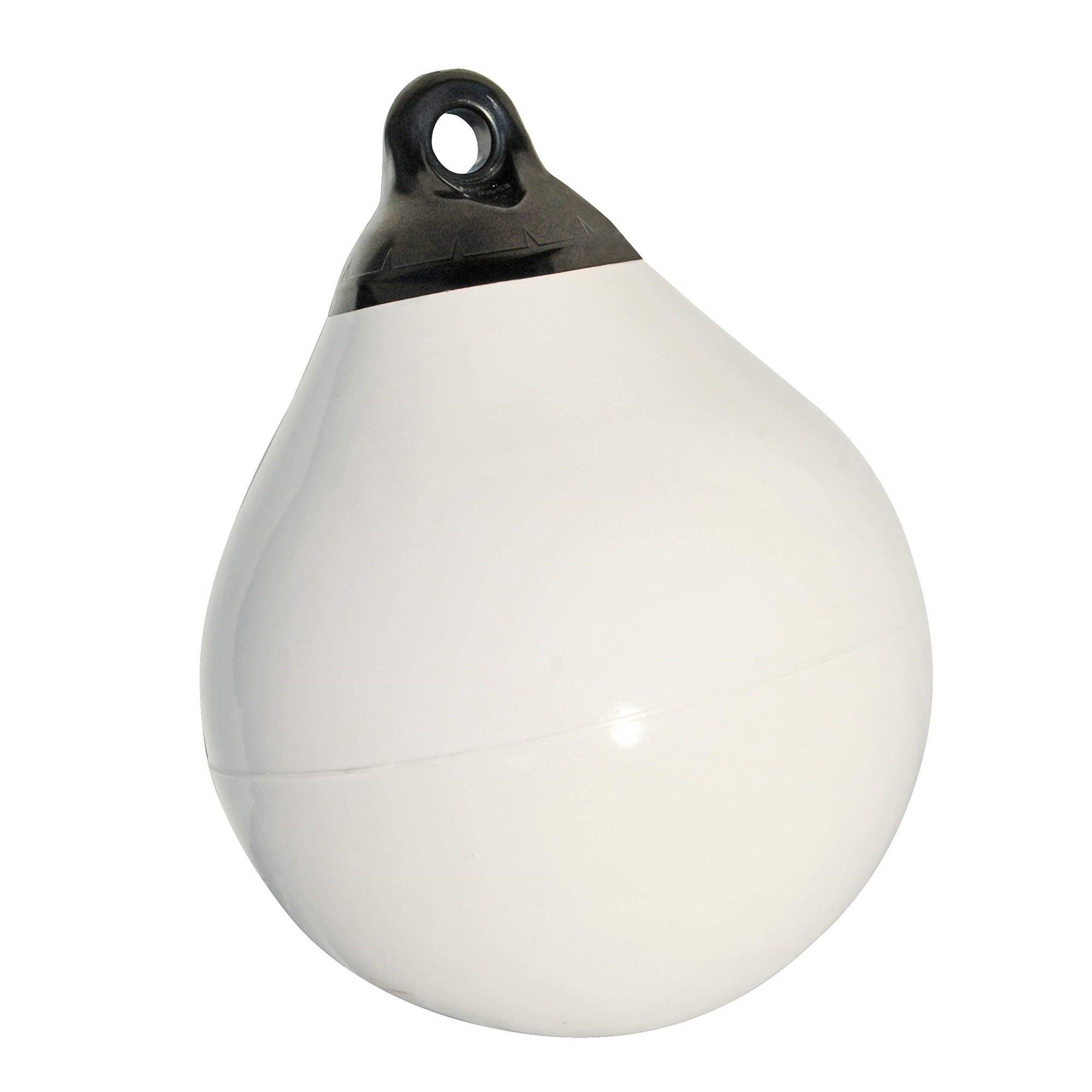 Taylormade Tuff End Buoy, White (18') - Flexible, Strong, Marine-Grade Vinyl Buoy For 25-40 Foot Boats - Easy-To-Use, Trivalve Inflates With Standard Ball Pump - 2020108082