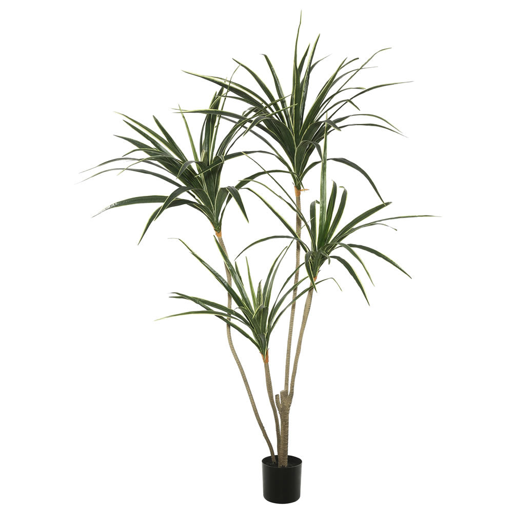 Vickerman 4.5' Yellow Edge Yucca w/Pot-Grn/Yellow - TB170548