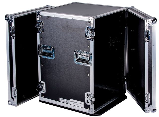 Fly Drive Case 16U Space Professional Dj Amplifier Case - 21-Inch Body Depth With Wheels