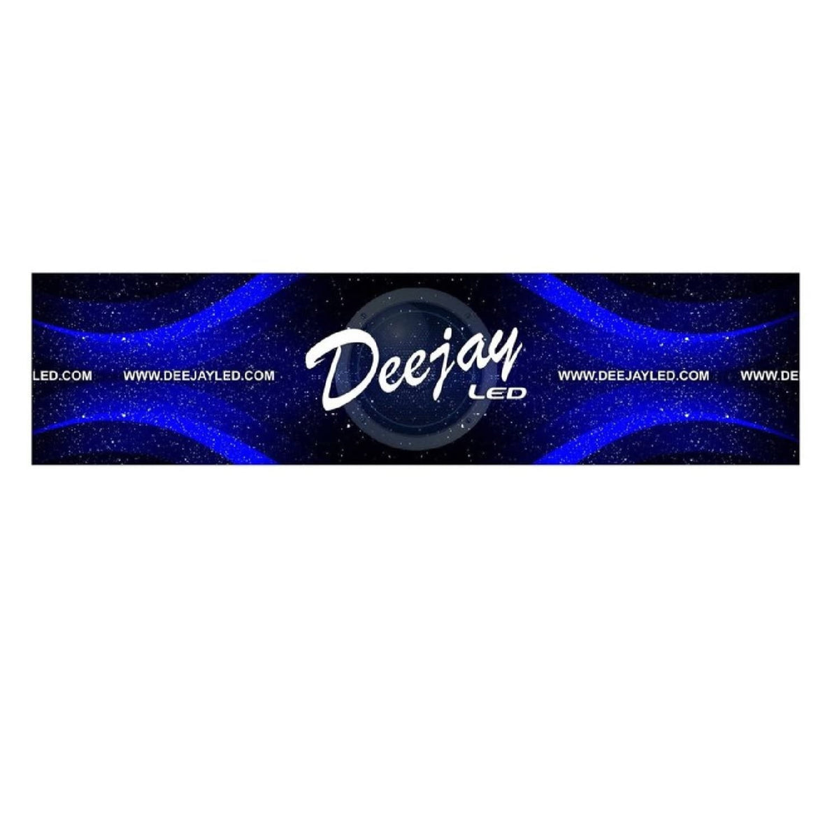Deejayled Banner 2 Meter By Half A Meter