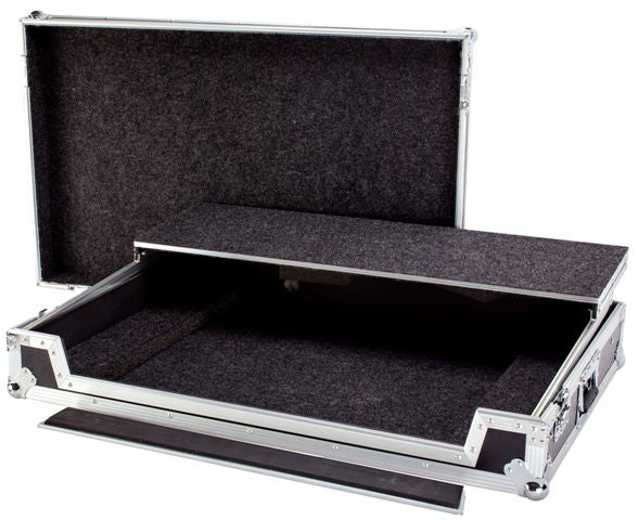 Fly Drive Case For Pioneer Ddjrzx Pro Dj Controller Or Similarly Sized Equipment W/Laptop Shelf W/Wheels