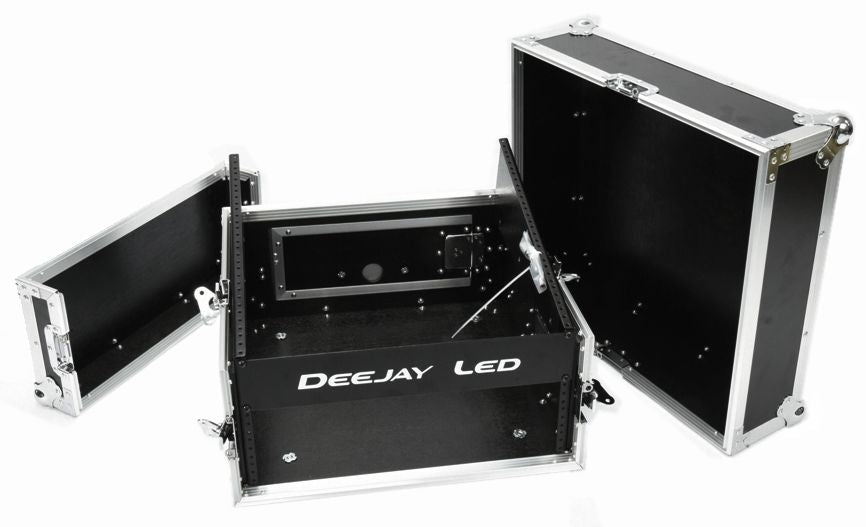 Fly Drive Amplifier Rack Case 10U Space Slant Mixer Rack / 3U Space Vertical Rack