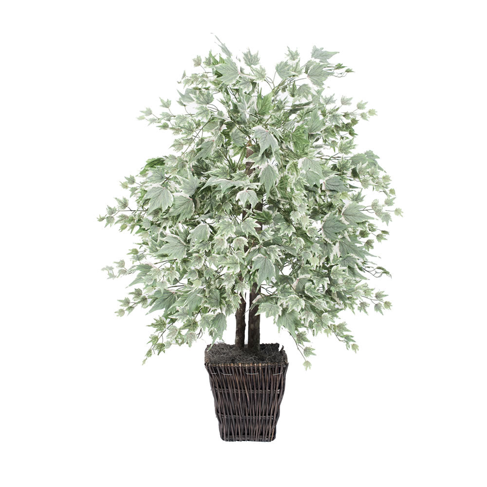 Vickerman 4' Silver Maple Bush - TBU1640-0414