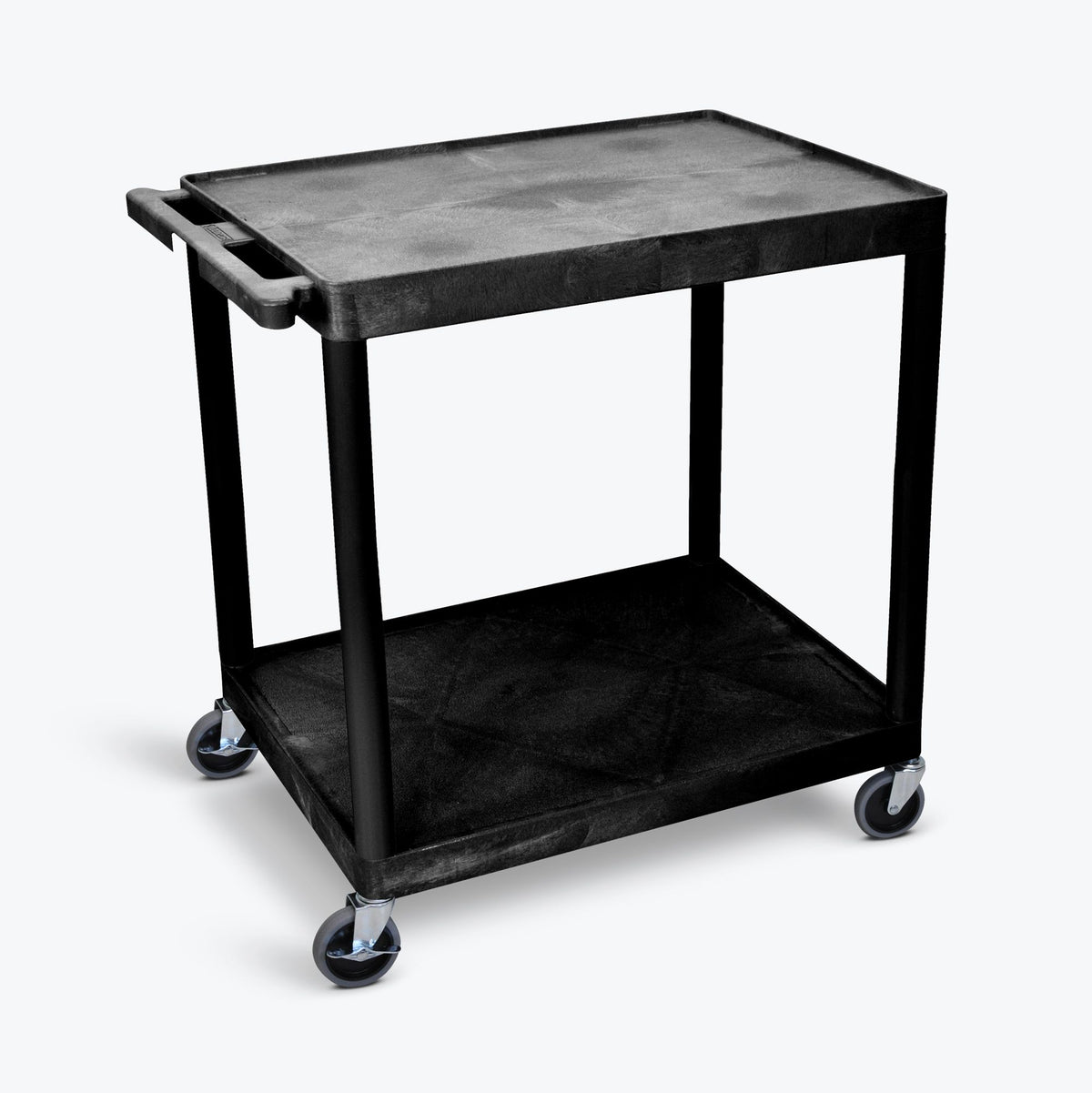Large Flat Shelf Cart - Two Shelves