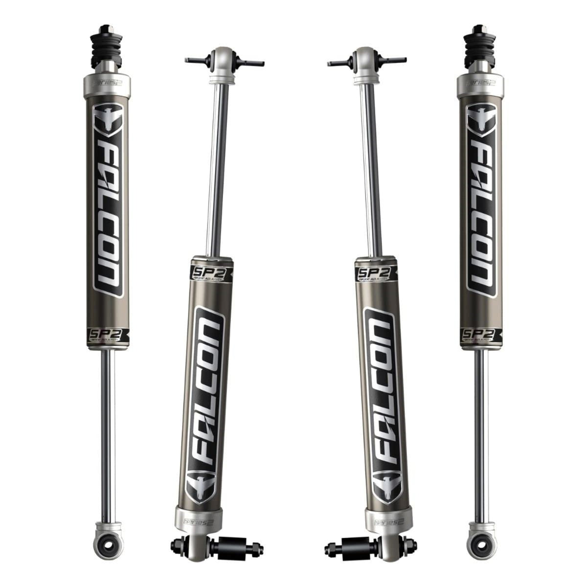 0718 Wrangler Jk 2Dr: Falcon Sp2 2.1 Monotube Shock Kit (33.5In Lift)