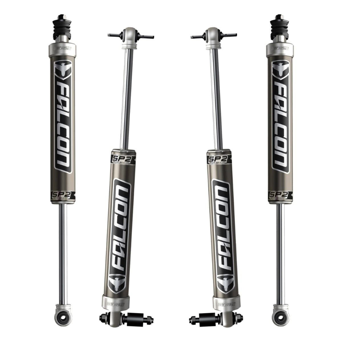 0718 Wrangler Jk 4Dr: Falcon Sp2 2.1 Monotube Shock Kit (33.5In Lift)