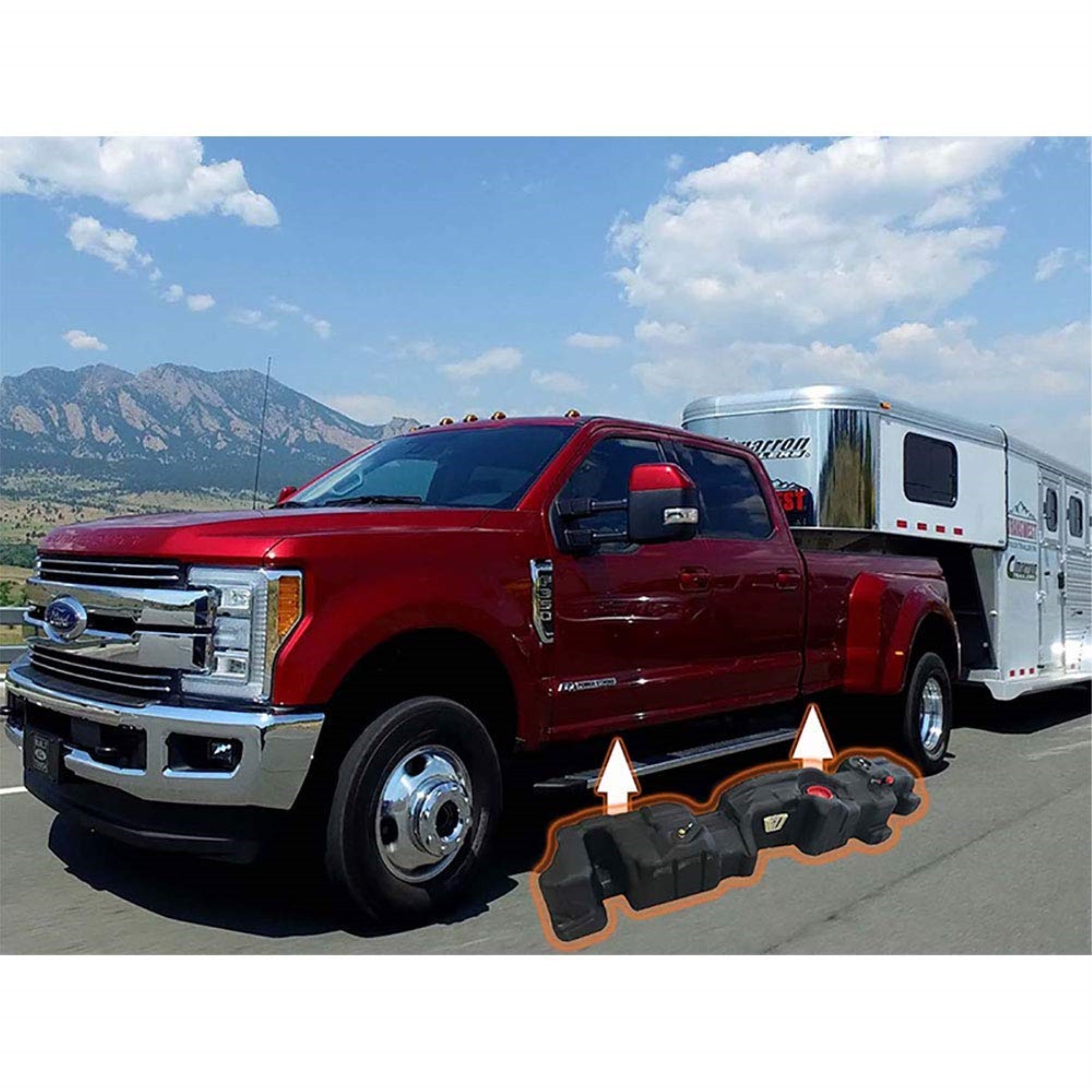 Titan Ford Crew Cab Long Bed Super Series 2017-2019 Replacement Gas Fuel Tank