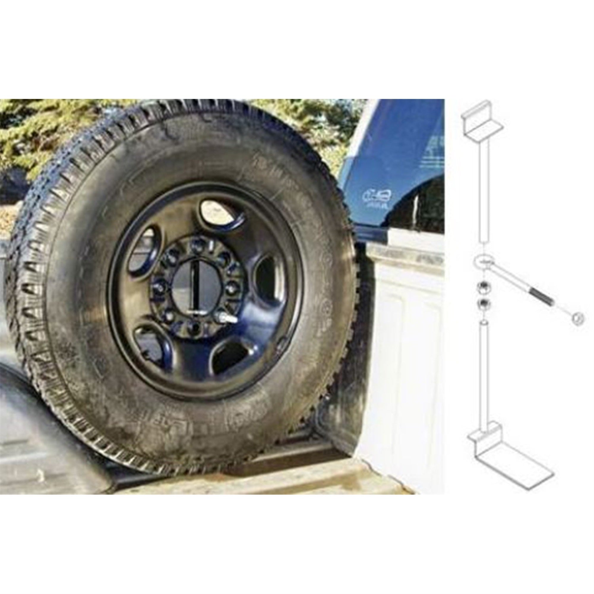 Titan Fuel Tanks 9901330000 Tire Mount