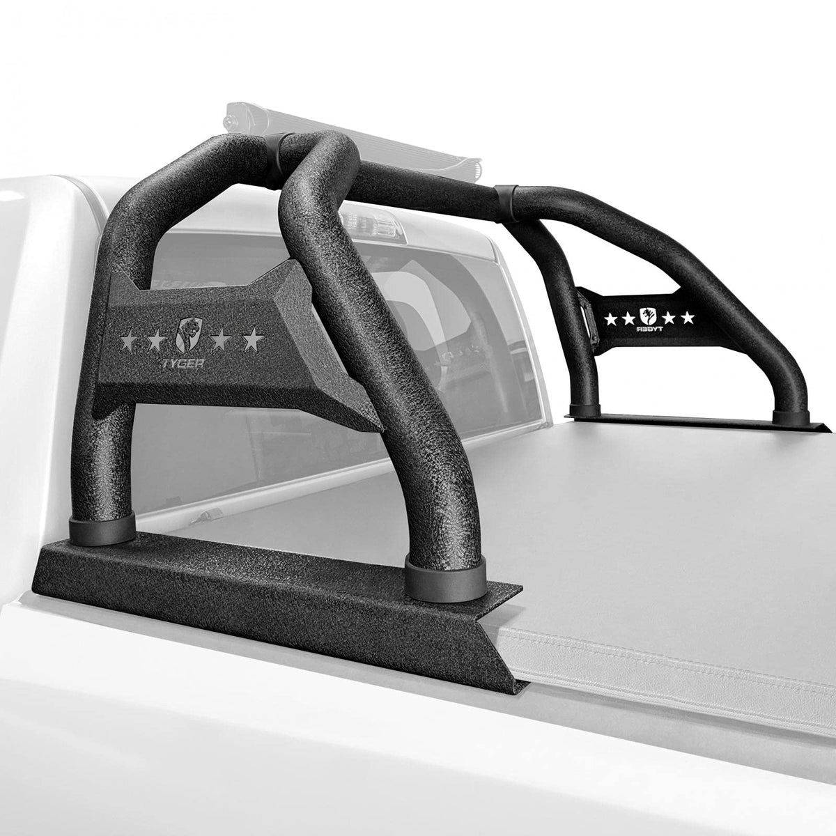 0918 Ram 1500/04C F150/0721 Tundra Sport Bar Fleetside Only Txt Blk Light Mount Roll Bar