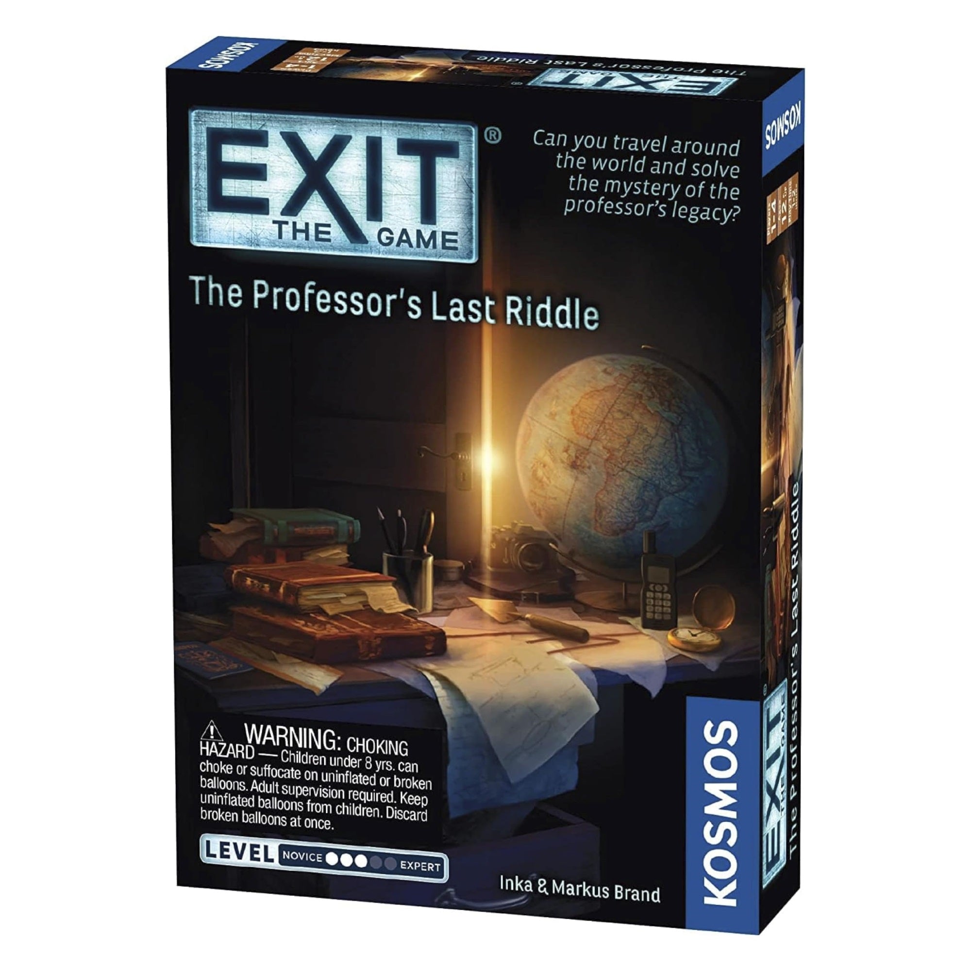 Exit: The Professor'S Last Riddle | Escape Room| Brainteasers | Mystery Solving | Treasure Hunt | Kosmos Game | At-Home Escape Room