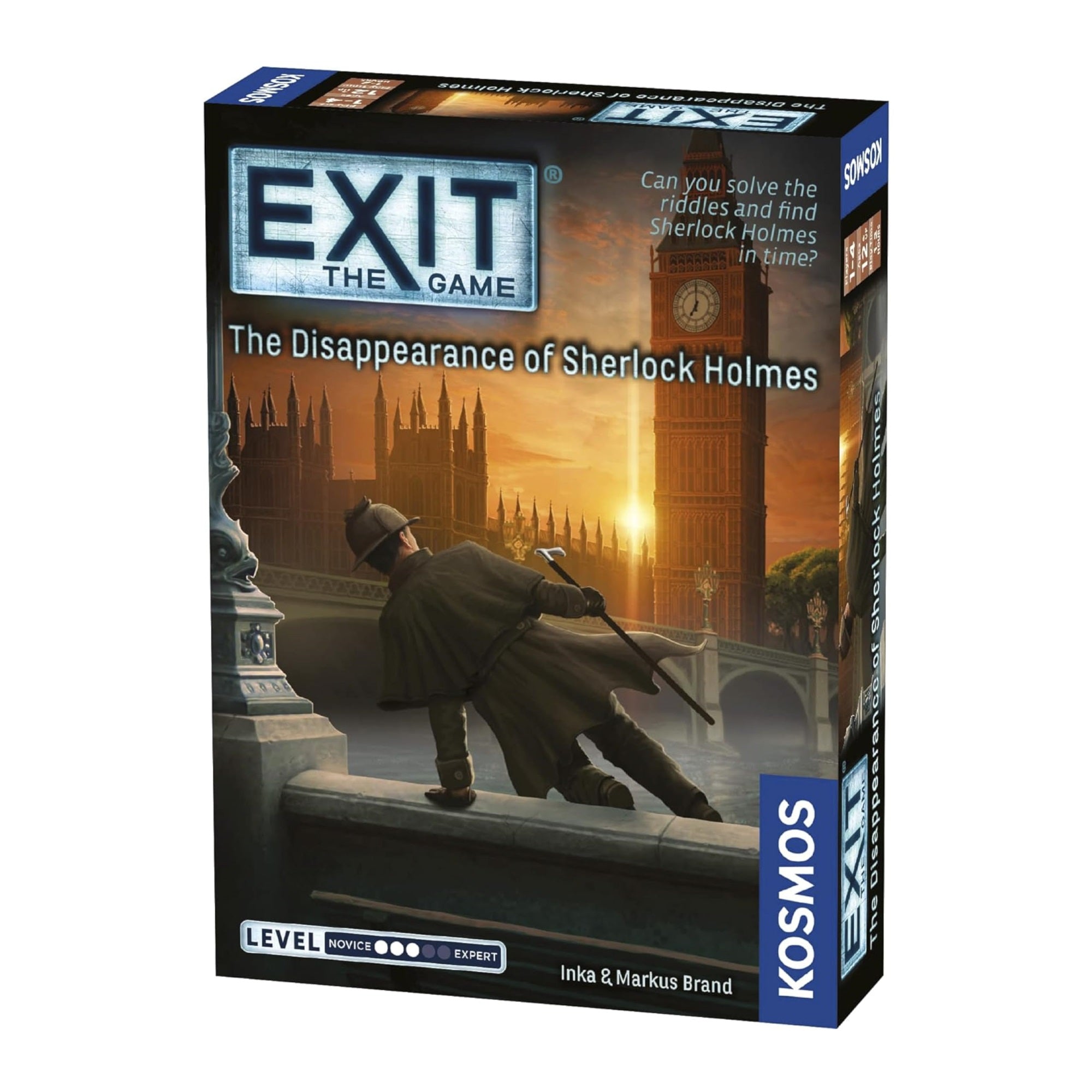 Exit: The Game - The Disappearance Of Sherlock Holmes | Escape Room | Puzzles | Cooperative Games | Mystery Game | London | Kosmos | Family Friendly | 1-4 Players