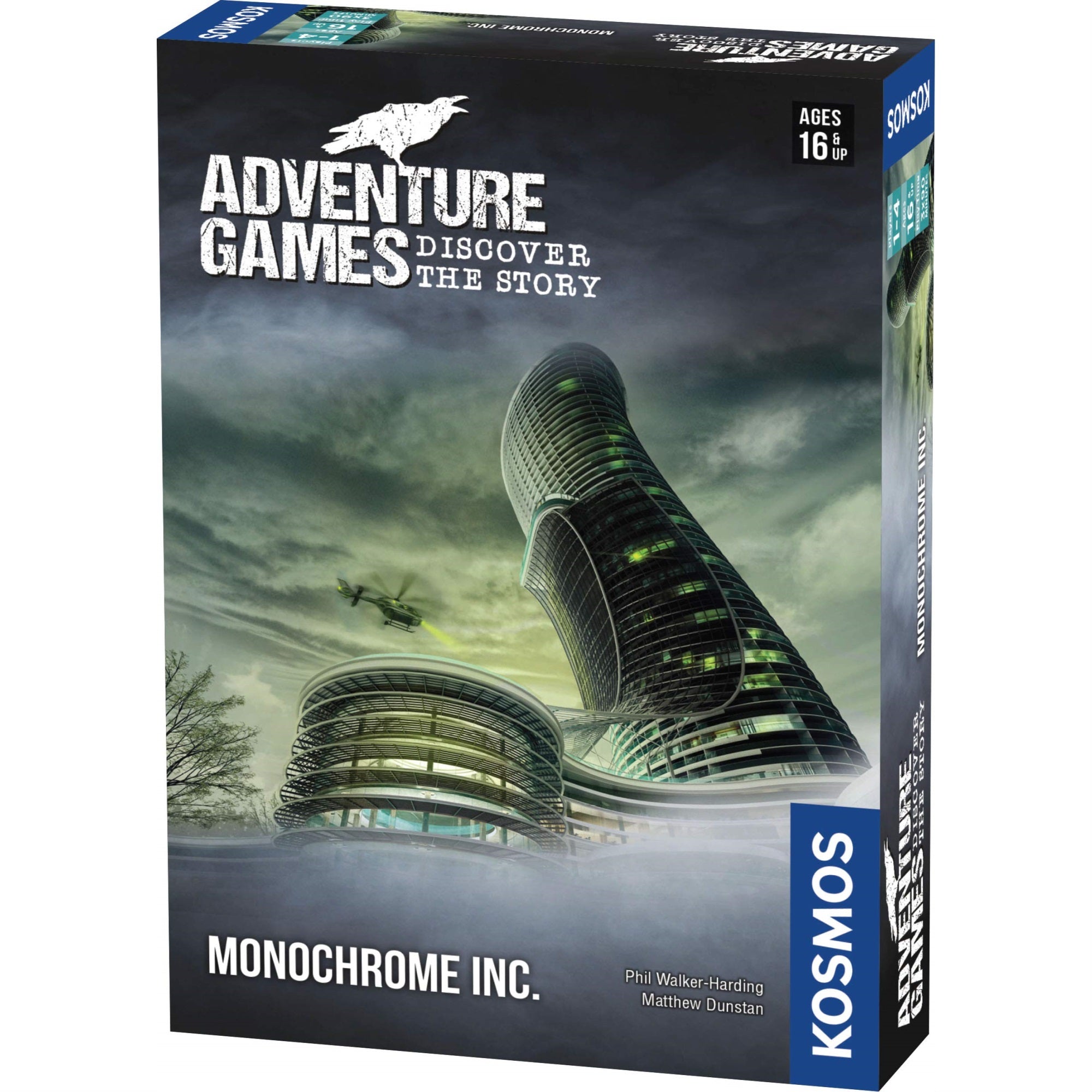 Adventure Games: Monochrome, Inc. - A Kosmos Game From Thames & Kosmos | Collaborative, Replayable Storytelling Gaming Experience For 1 To 4 Players Ages 16+