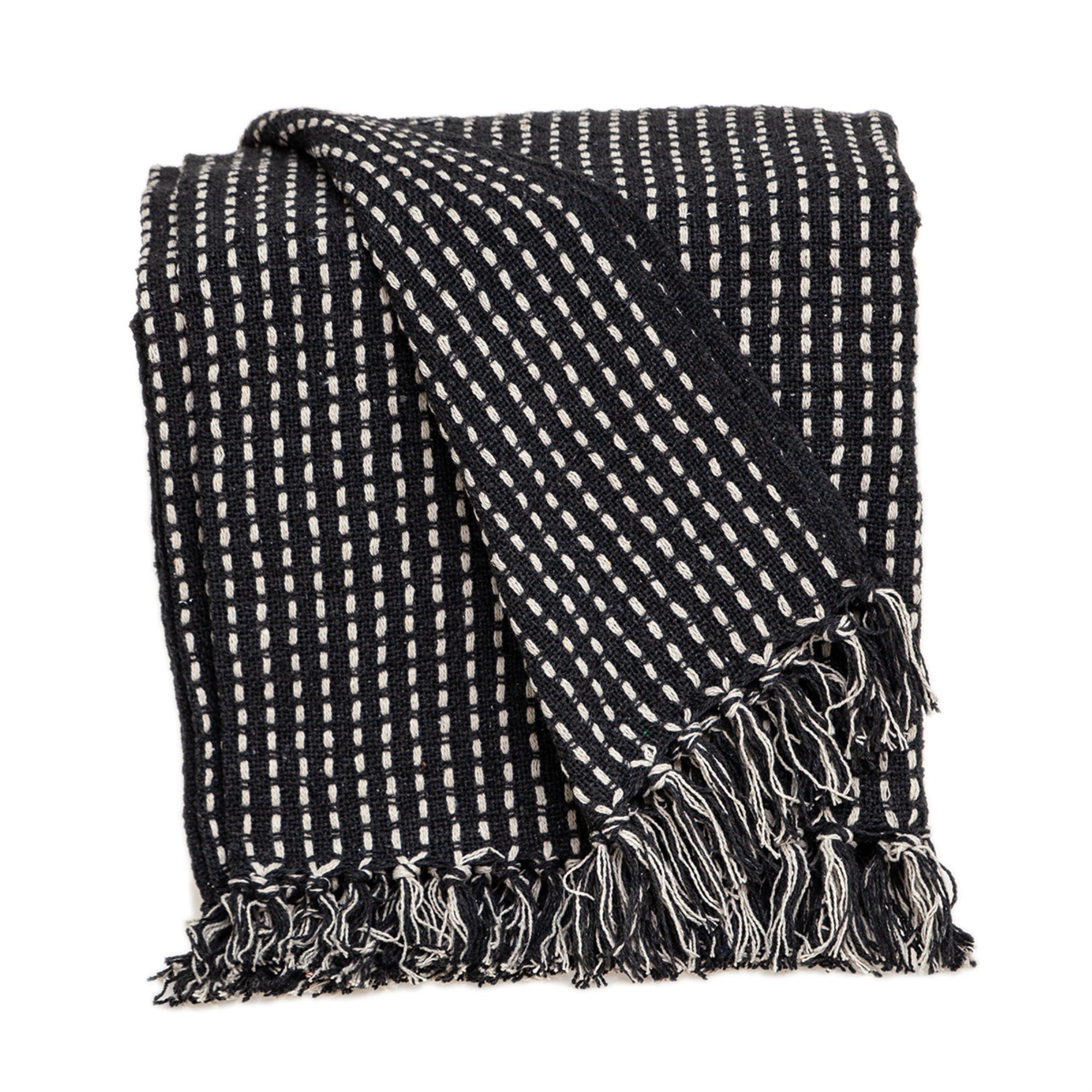 Parkland Collection Petra Casual Beige 52 X 67 Woven Handloom Throw