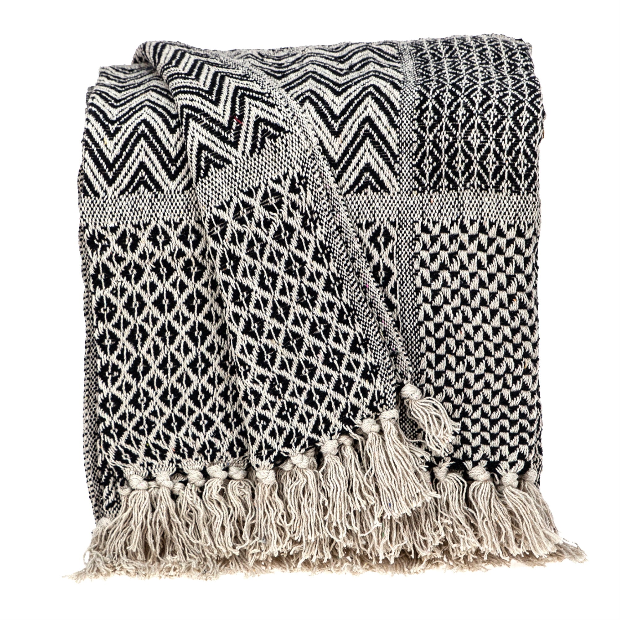 Parkland Collection Shelly Transitional Beige 52 X 67 Woven Handloom Throw