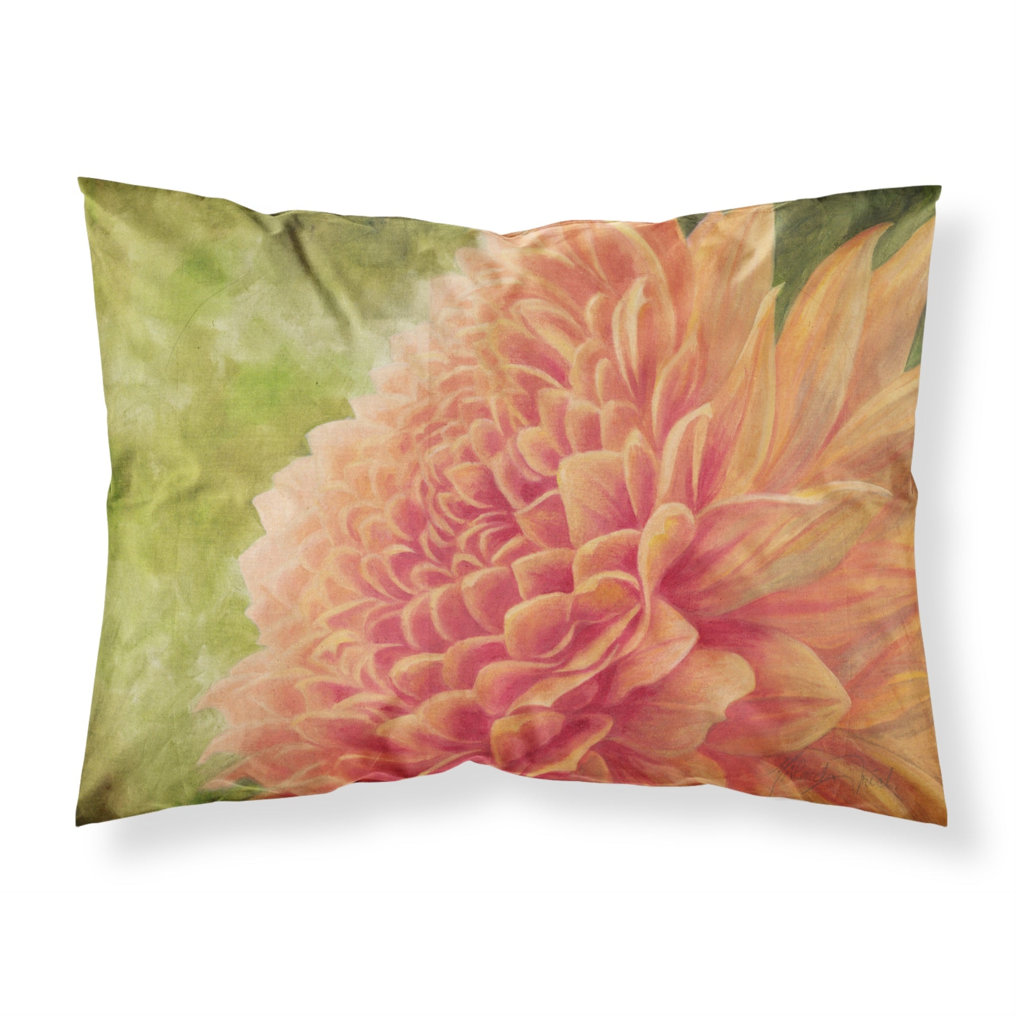 Caroline'S Treasures Floral By Malenda Trick Fabric Standard Pillowcase Tmtr0232Pillowcase, Multicolor