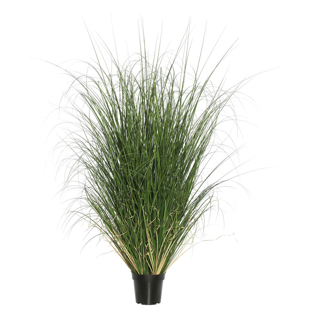 Vickerman 60″ Green Curled Grass in Pot - TN170660