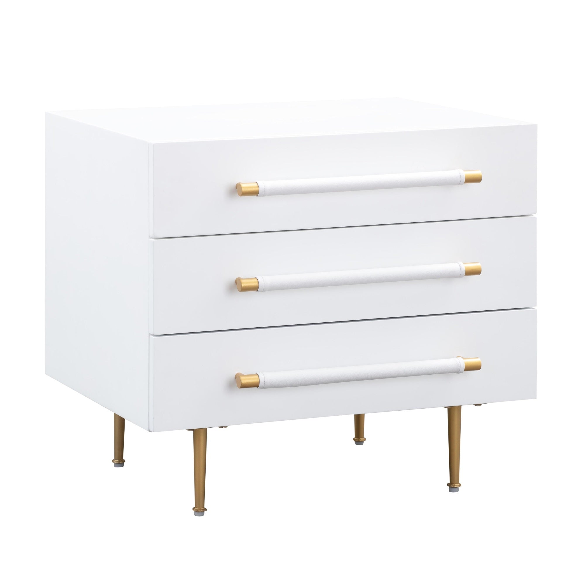 Trident White Nightstand