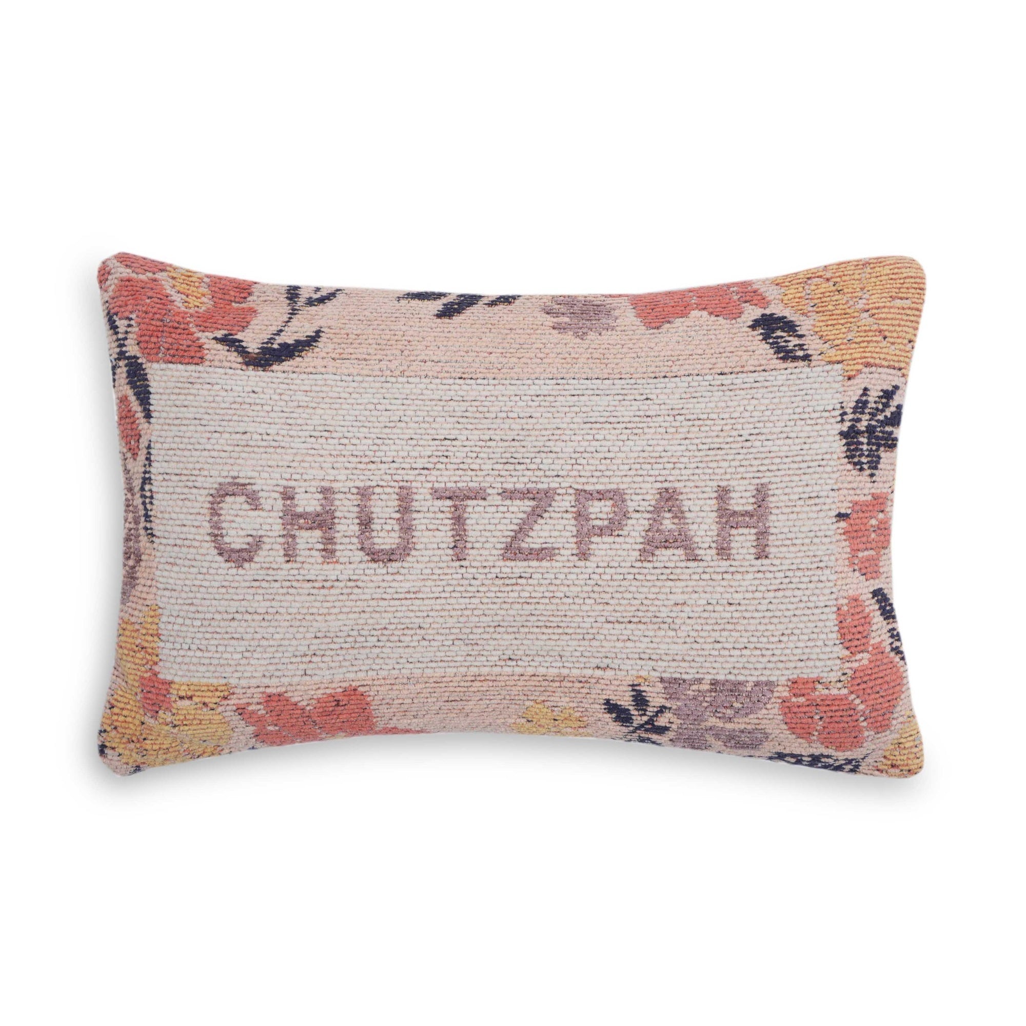 Chutzpah  Woven Pillow