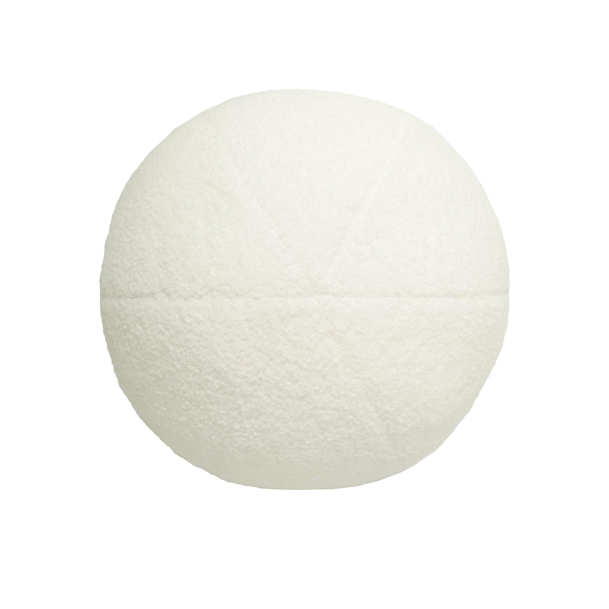 Boba Cream Vegan Shearling 9' Pillow
