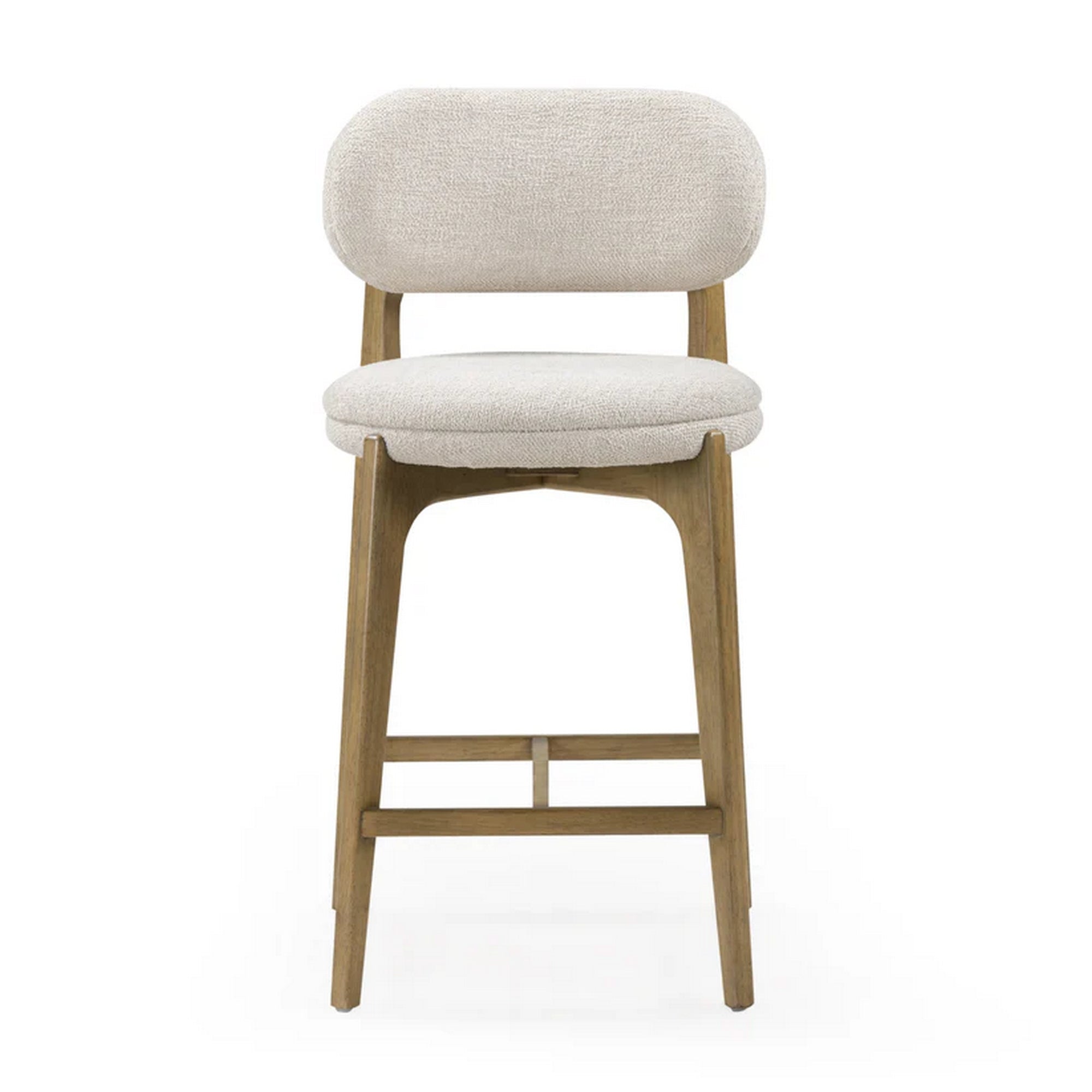 Carnation Cream Performance Fabric Counter Stool