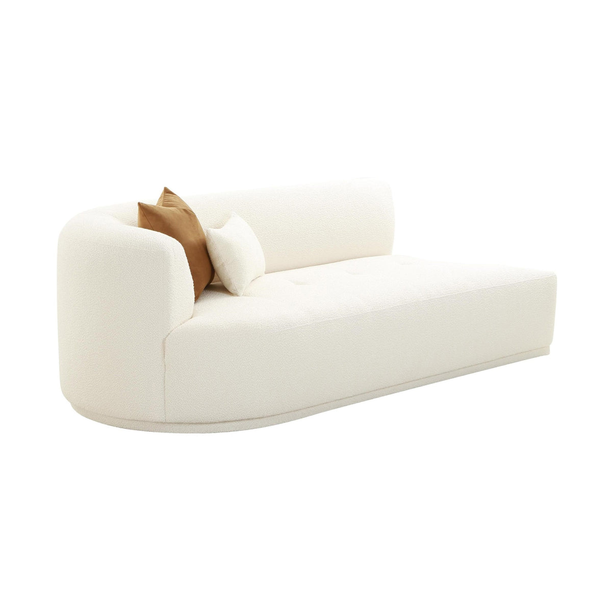 Fickle Cream Boucle Modular Laf Loveseat