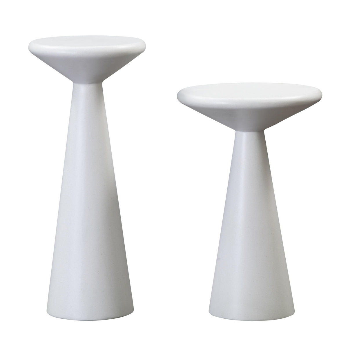 Gianna Concrete Accent Tables - Set Of 2