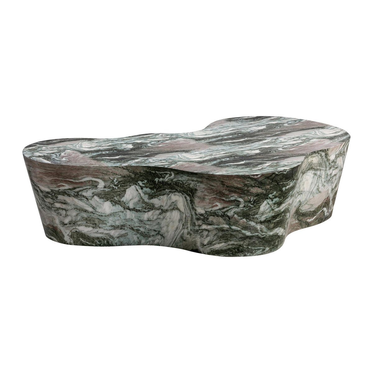 Slab Grey/ Faux Marble Coffee Table