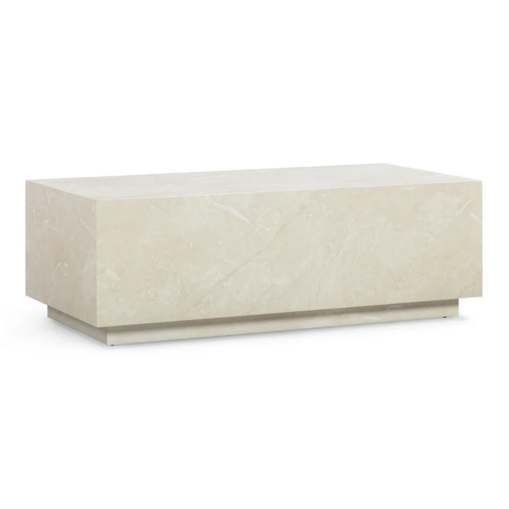 Romy Cream Travertine Coffee Table