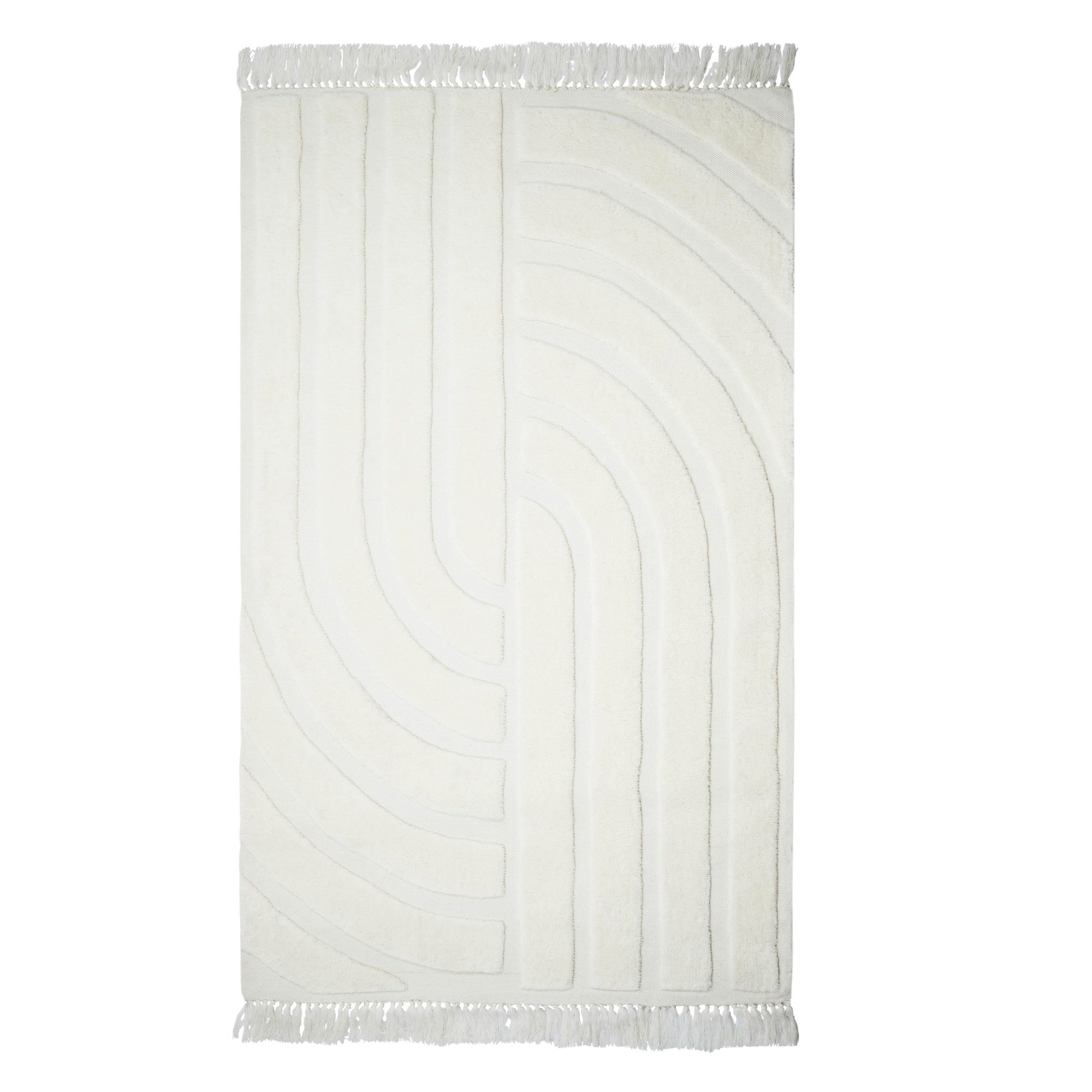 Loop White 8' X 10' Area Rug