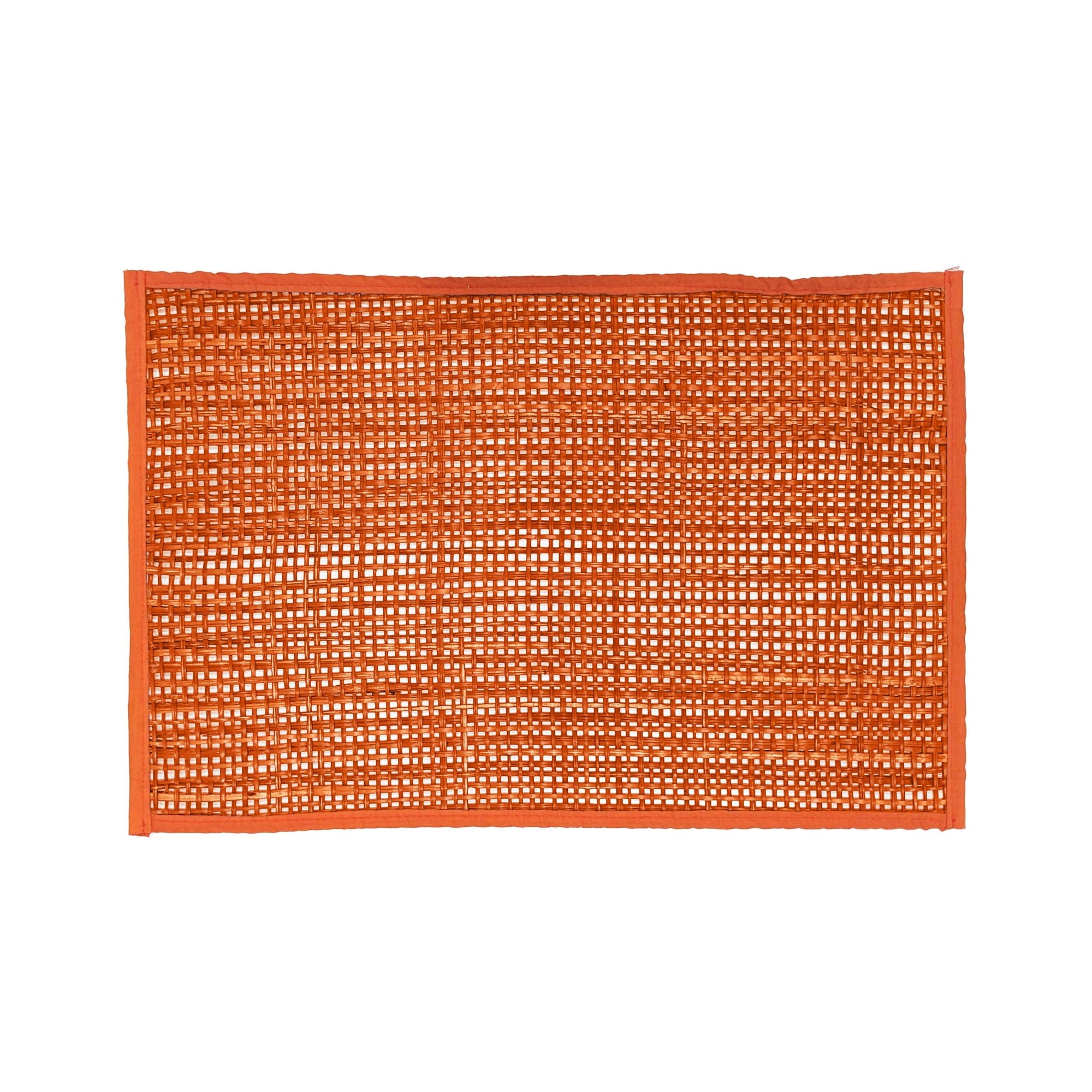 Peele Terracotta Seagrass Placemat - Set Of 4