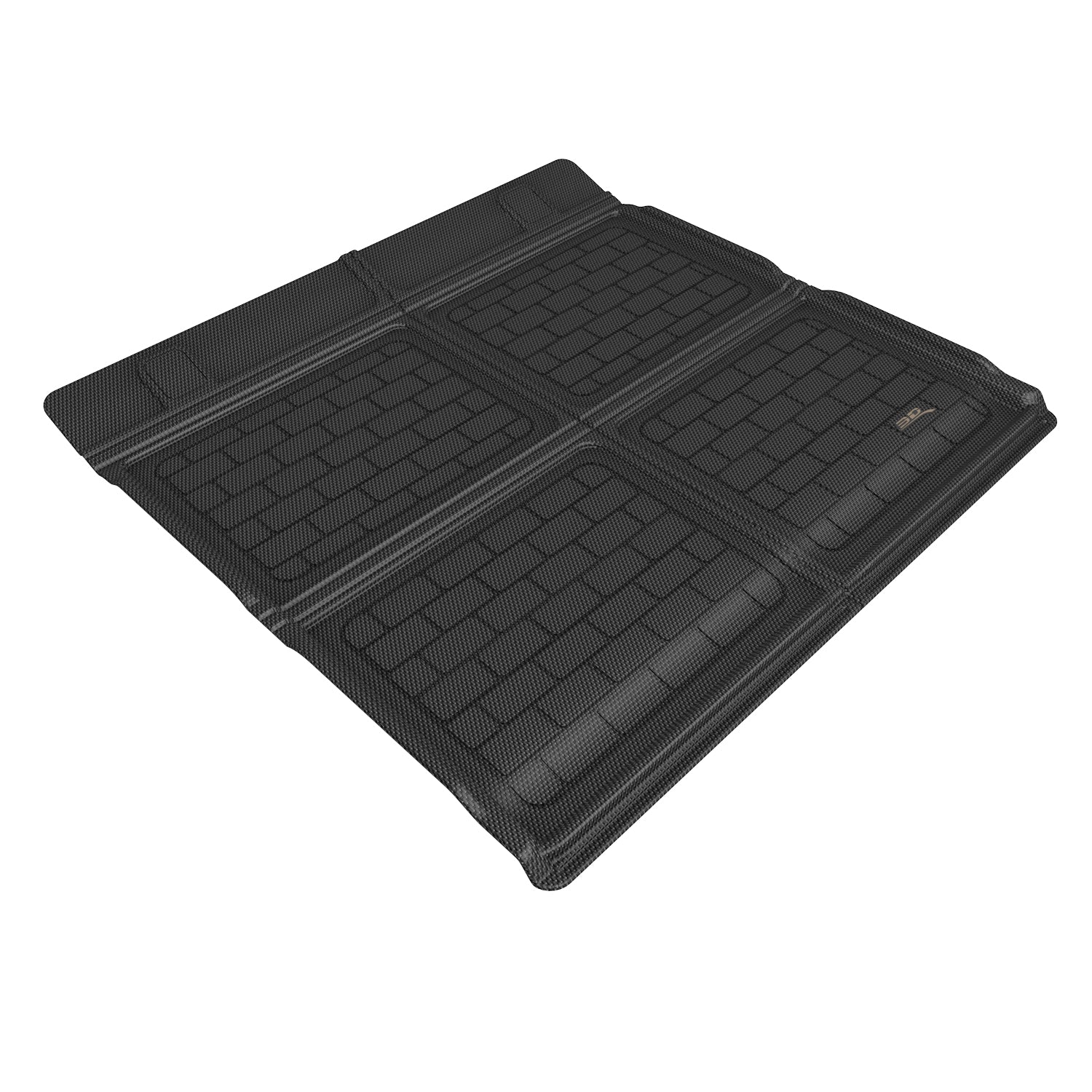 3D MAXpider Compatible with TOYOTA 4RUNNER 5-SEAT 2010-2024 KAGU BLACK BEHIND 2ND ROW CARGO LINER (NOT FIT REAR SLIDING DECK)
