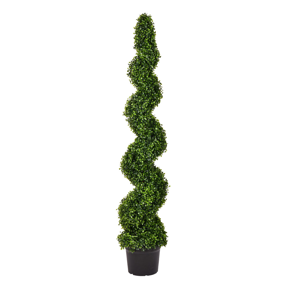 Vickerman 5' Boxwood Spiral In Pot (UV) - TP170460