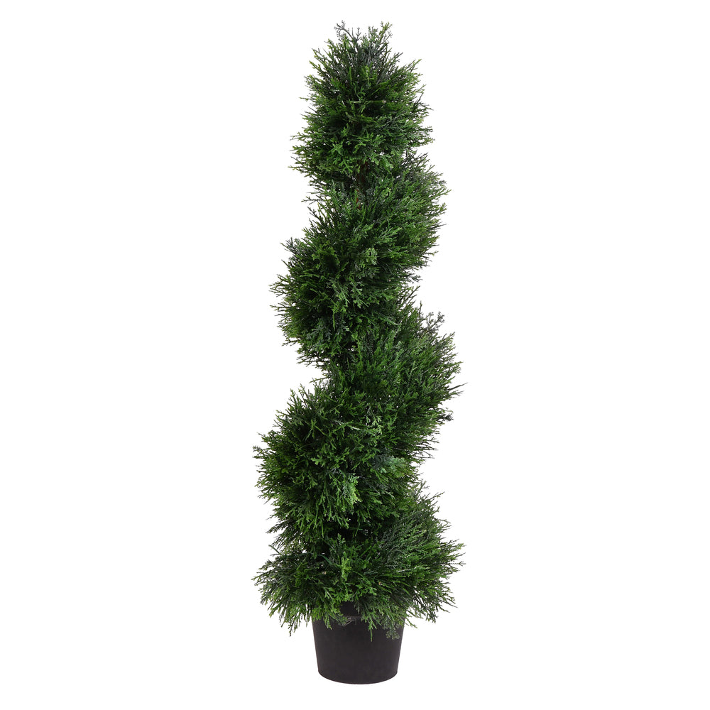 Vickerman 3' Cedar Spiral In Pot (UV) - TP170536
