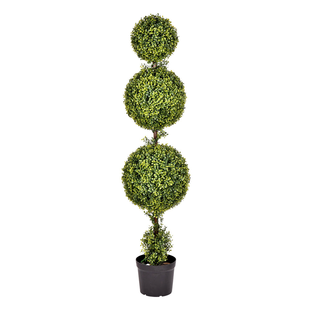 Vickerman 5' Boxwood Triple Ball in Pot (UV) - TP170760