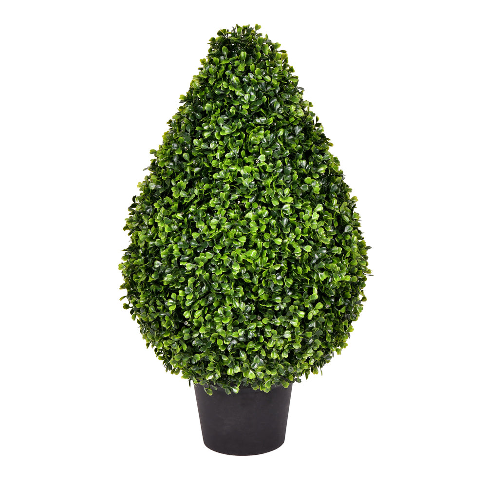 Vickerman 24″ Boxwood Teardrop Shaped In Pot (UV) - TP171524