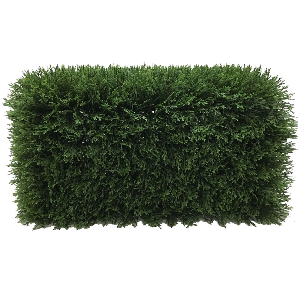 Vickerman L24″xW12″xH12″ Green Cedar Hedge UV - TP171724